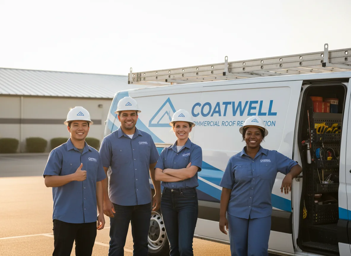 Commercial roof coating company in Brighton, IL